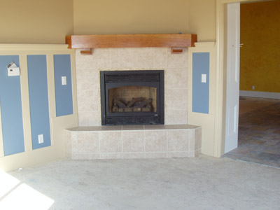Fireplace in Family Room