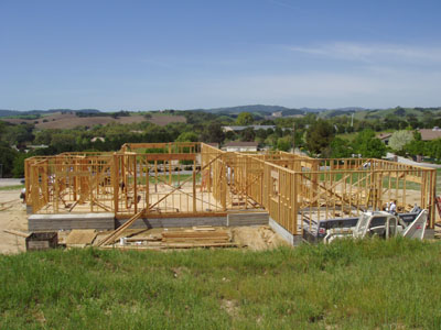 View from the Oaks of the Framing