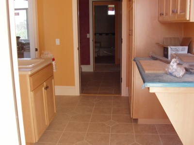 Laundry to Wine Room Area