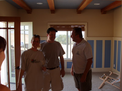 JL, MP, and Gary in Family Room